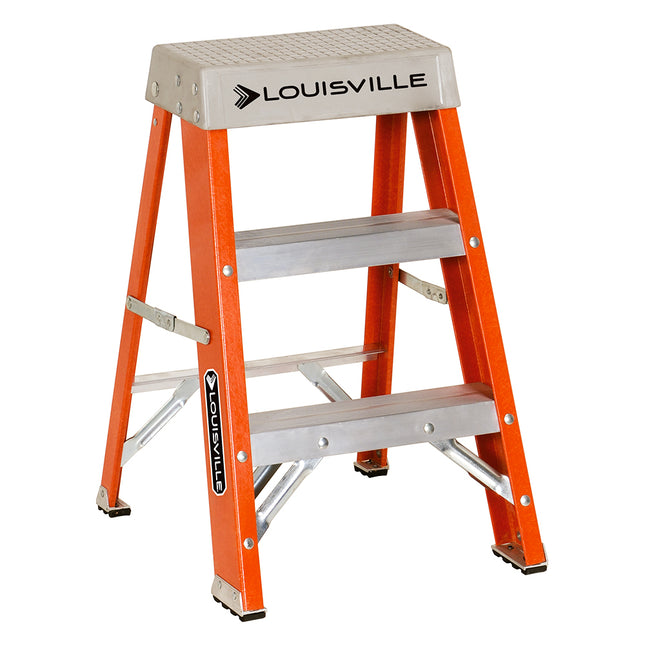 ESCALERA FIBRA DE VIDRIO 2 PELDAÑOS LOUISVILL (Modelo: FS1502)