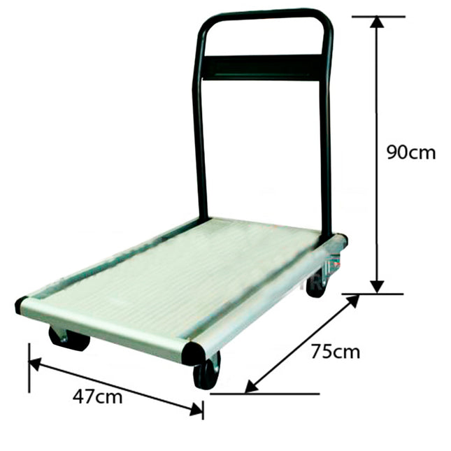 CARRO ALUM. MANGO ABAT. P. 100 KG. (Modelo: FW-75)