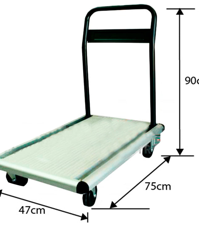 CARRO ALUM. MANGO ABAT. P. 100 KG. (Modelo: FW-75)