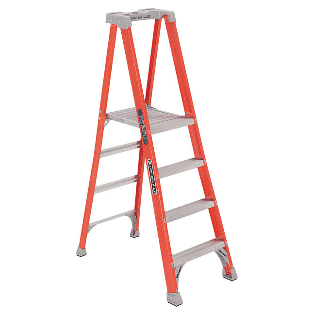 ESCALERA F. VIDRIO TIJERA PLATAFORMA  1.22 m (Modelo: FXP1704)