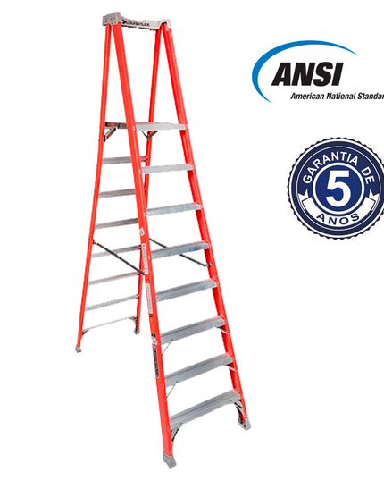 ESCALERAF. VIDRIO TIJERA PLATAFORMA  2.12 (Modelo: FXP1708)