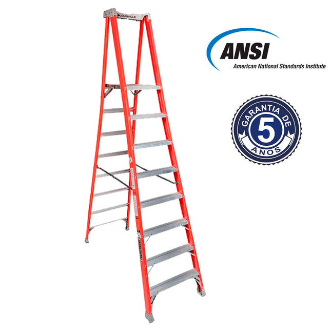 ESCALERAF. VIDRIO TIJERA PLATAFORMA  2.12 (Modelo: FXP1708)