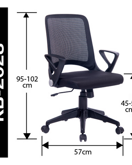 SILLA EJECUTIVA BASIC ESPALDAR MALLA (Modelo: KB-2028)