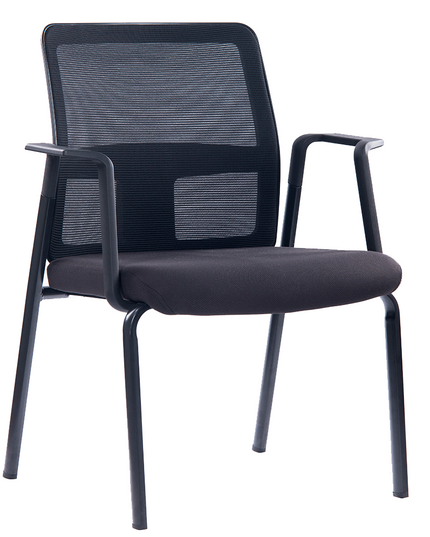 SILLA VISITA OFICINA BASE METÁLICA (Modelo: KB-5816)