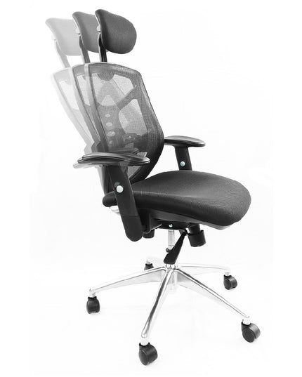 SILLA GERENCIAL BASE ALUMINIO - ERGONOMICA (Modelo: KB-8905A)