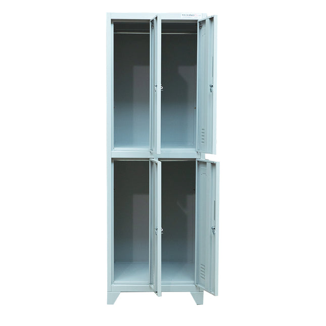 LOCKERS METALICO 4 CASILLEROS (Modelo: L200-2Q)