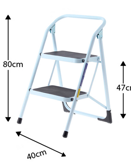 TABURETE ACERO 2 PELDAÑOS (Modelo: TAB-02)
