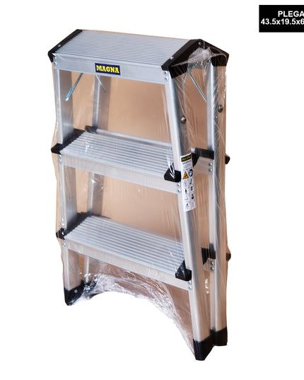 TABURETE ALUM 3 PELD (Modelo: TAB-03A)