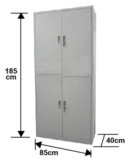 ARMARIO METALICO 4 PUERTAS (Modelo: A304)
