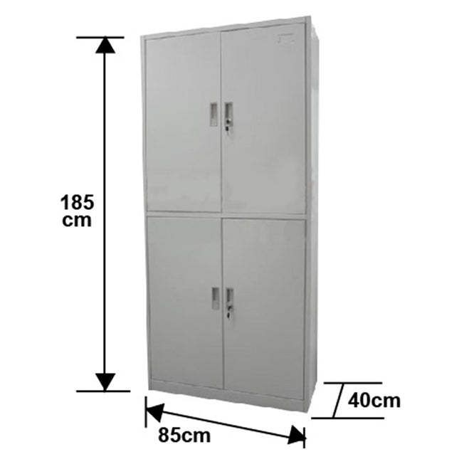 ARMARIO METALICO 4 PUERTAS (Modelo: A304)