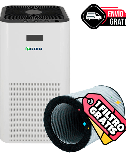 PURIFIICADOR DE AIRE 60M2 + FILTRO REPUESTO (Modelo: AF-13-PROMO)