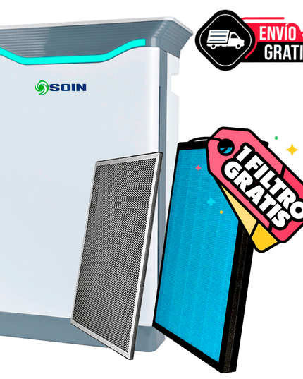 PURIFICADOR DE AIRE 70M2 + FILTRO REPUESTO (Modelo: AF-06-PROMO)