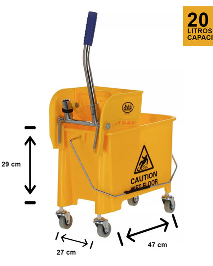 CARRO ESTRUJADOR AMARILLO 20L SOIN (Modelo: AF-20AM)