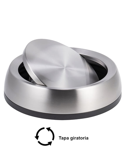 BASURERO ACERO INOX SOIN 65 LITROS VAIVEN (Modelo: BIN-65A)