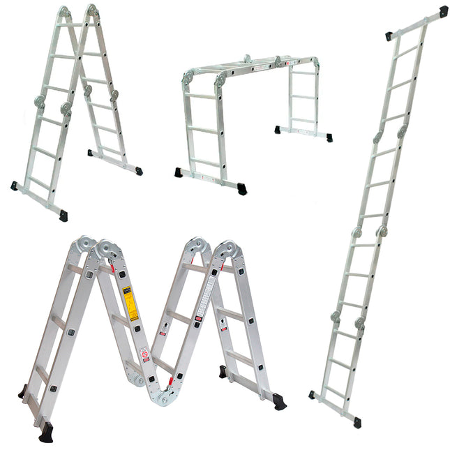 ESCALERA ARTICULADA ALUMINIO - TECHNOPLUS PRO (Modelo: EAM-PRO)