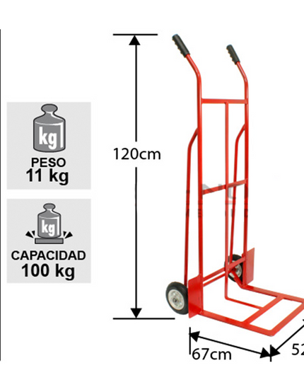 YEGUA ACERO MINI 100 KG. (Modelo: FA-100)