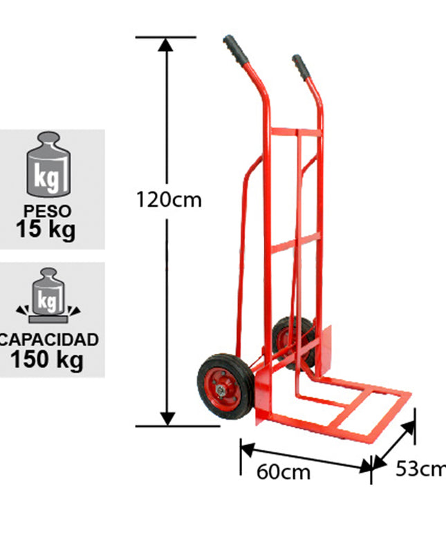 YEGUA ACERO MEDIO 150 KG.  (Modelo: FA-150)
