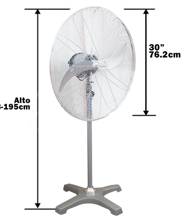 VENTILADOR 30' INDUSTRIAL PEDESTAL (Modelo: FS-75)