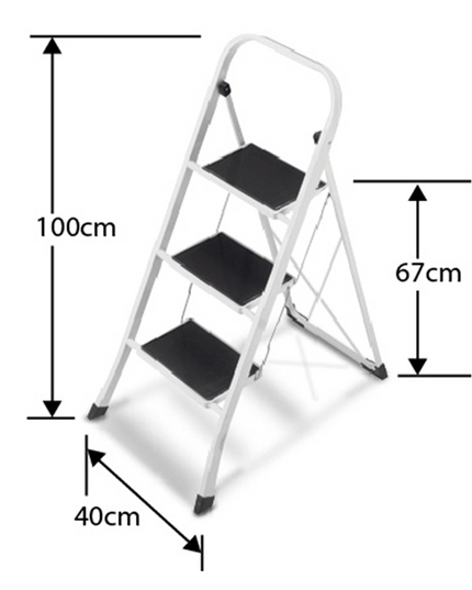 TABURETE ALUM 3 PELD (Modelo: TAB-03)